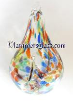 Blown Glass Memory Teardrop