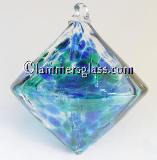 Blown Glass Inspirational Rhombus 