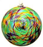 Tiffany Blown Glass Spiral Disc