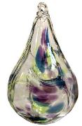 Blown Glass Memory Teardrop