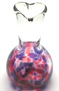 Blown Glass I Love You Mom Vase - Plum Duff