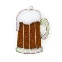 Beer Mug Stained Glass Nightlight or Suncatcher