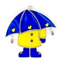 April Showers Stained Glass Nightlight Suncatcher